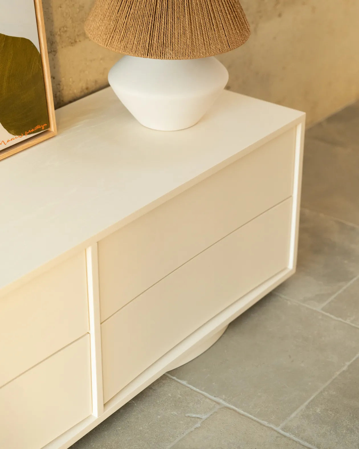 Tide Entertainment Unit 210cm - Porcelain