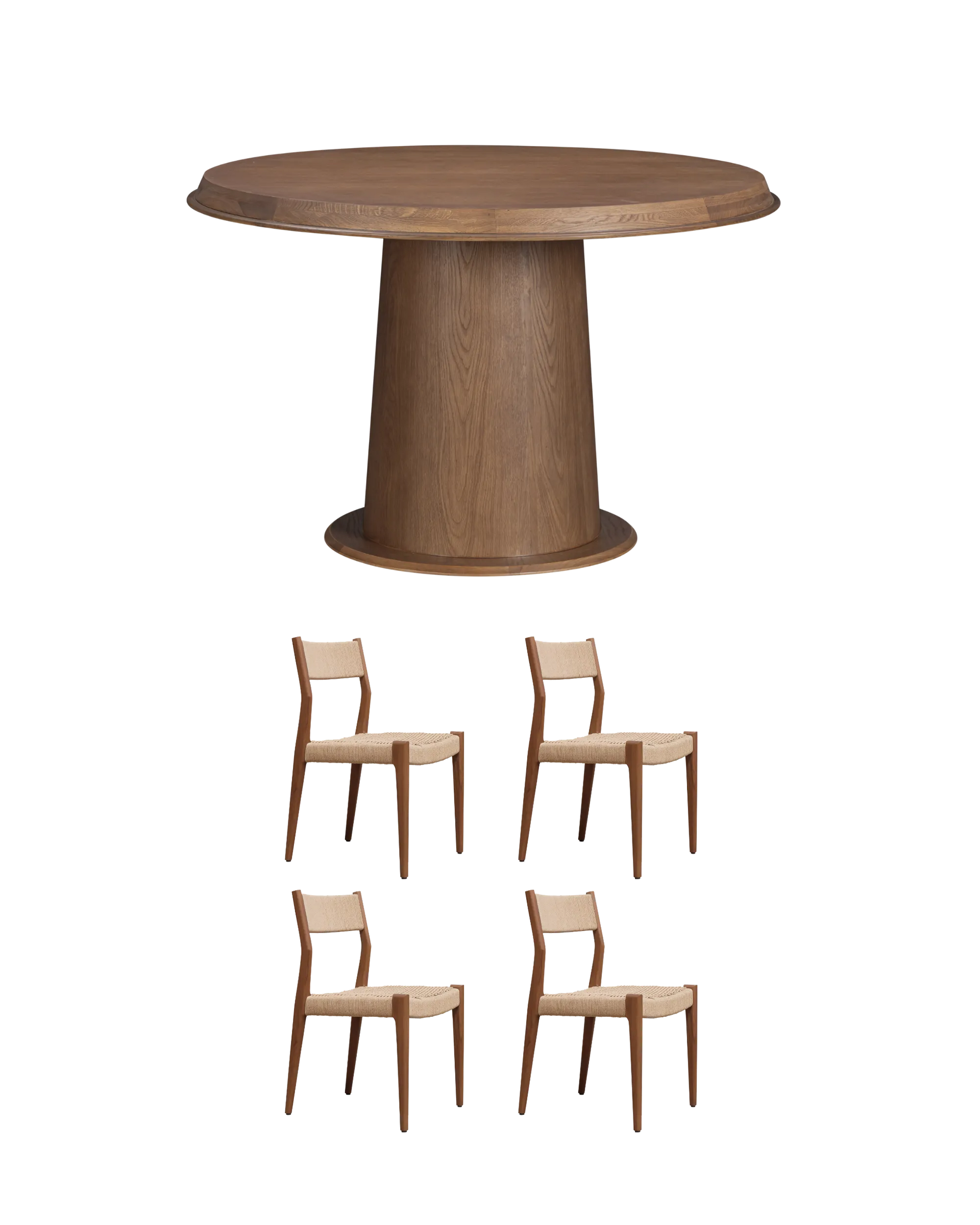 Tone Dining Package - Deep Oak / Teak