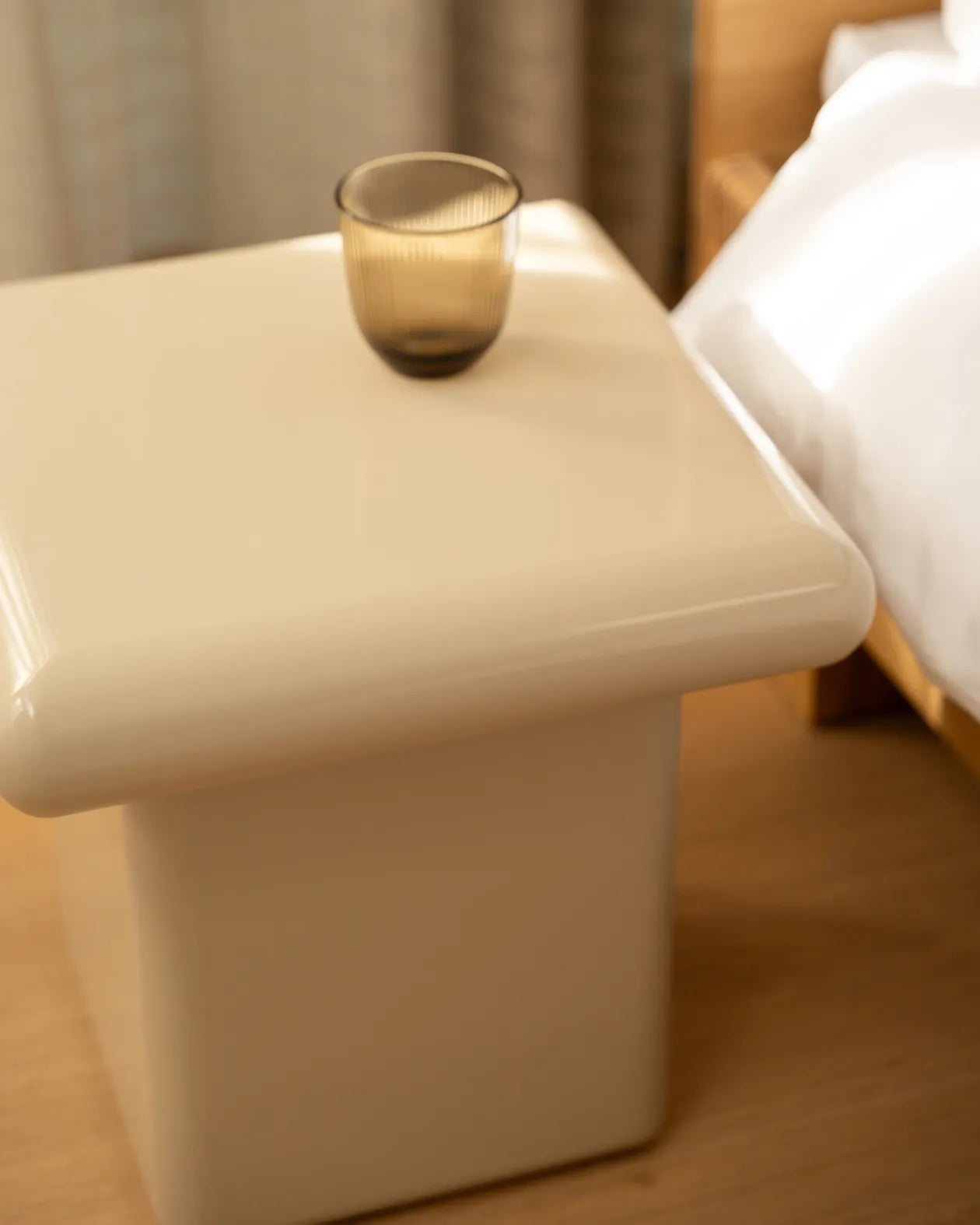 Toto Side Table - Ecru