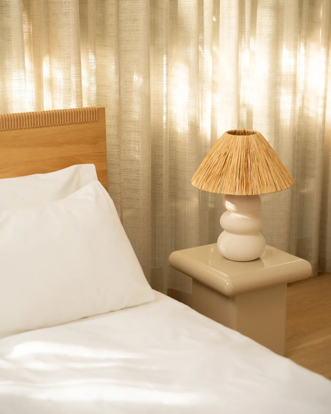 Toto Side Table - Ecru