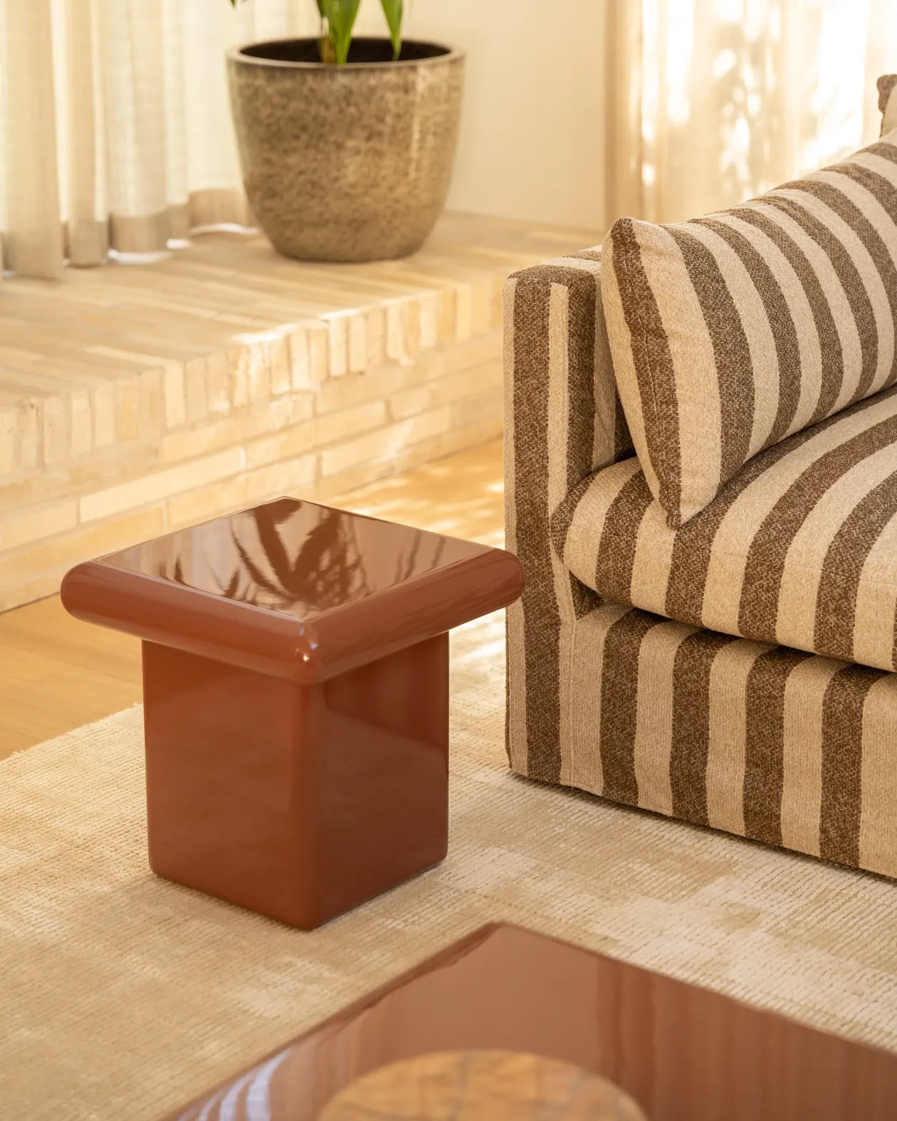 Toto Side Table - Brick