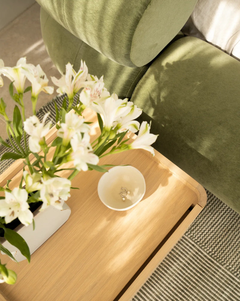 Trim Bedside Table - Oak