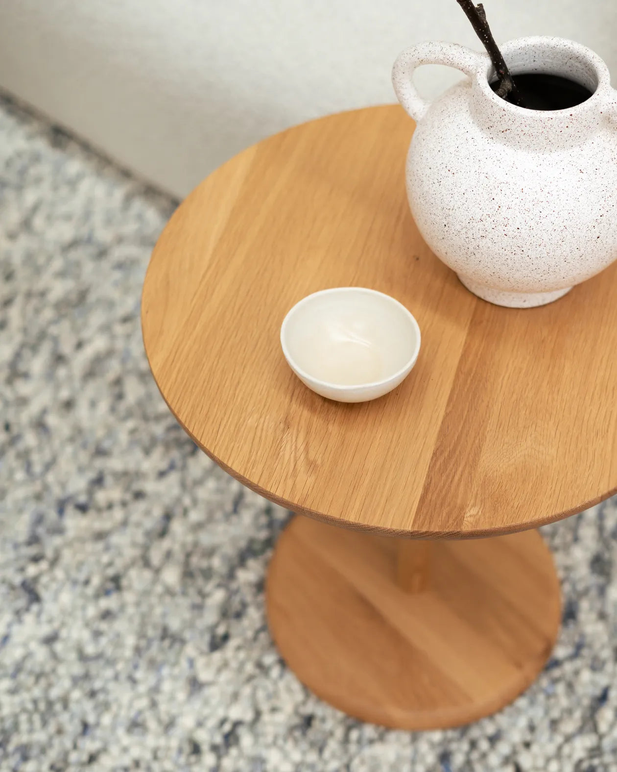 Turn Side Table - Oak