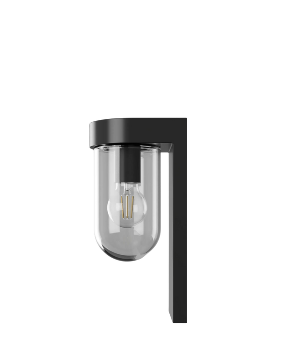 Tuva Outdoor Wall Light Round - Clear