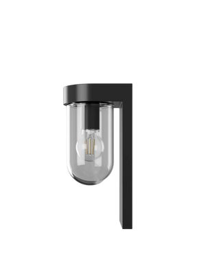 Tuva Outdoor Wall Light Round - Clear
