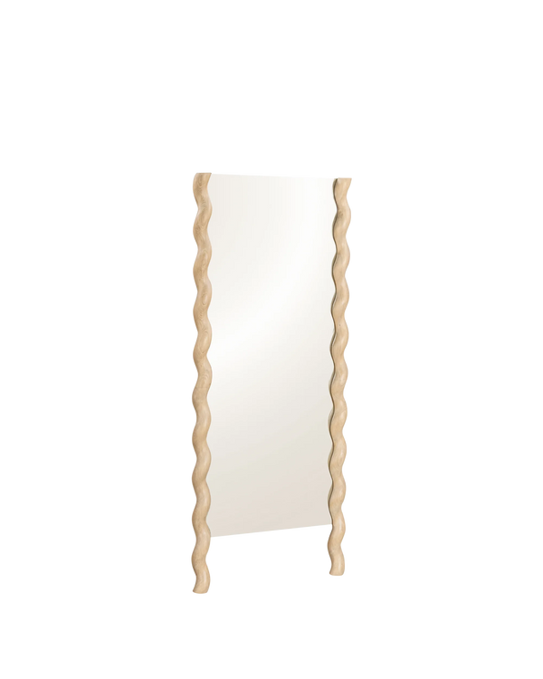 Twirl Floor Mirror - Oak