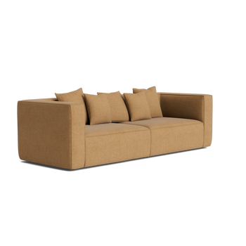 Block 2 Seater Sofa - Fossil Fawn