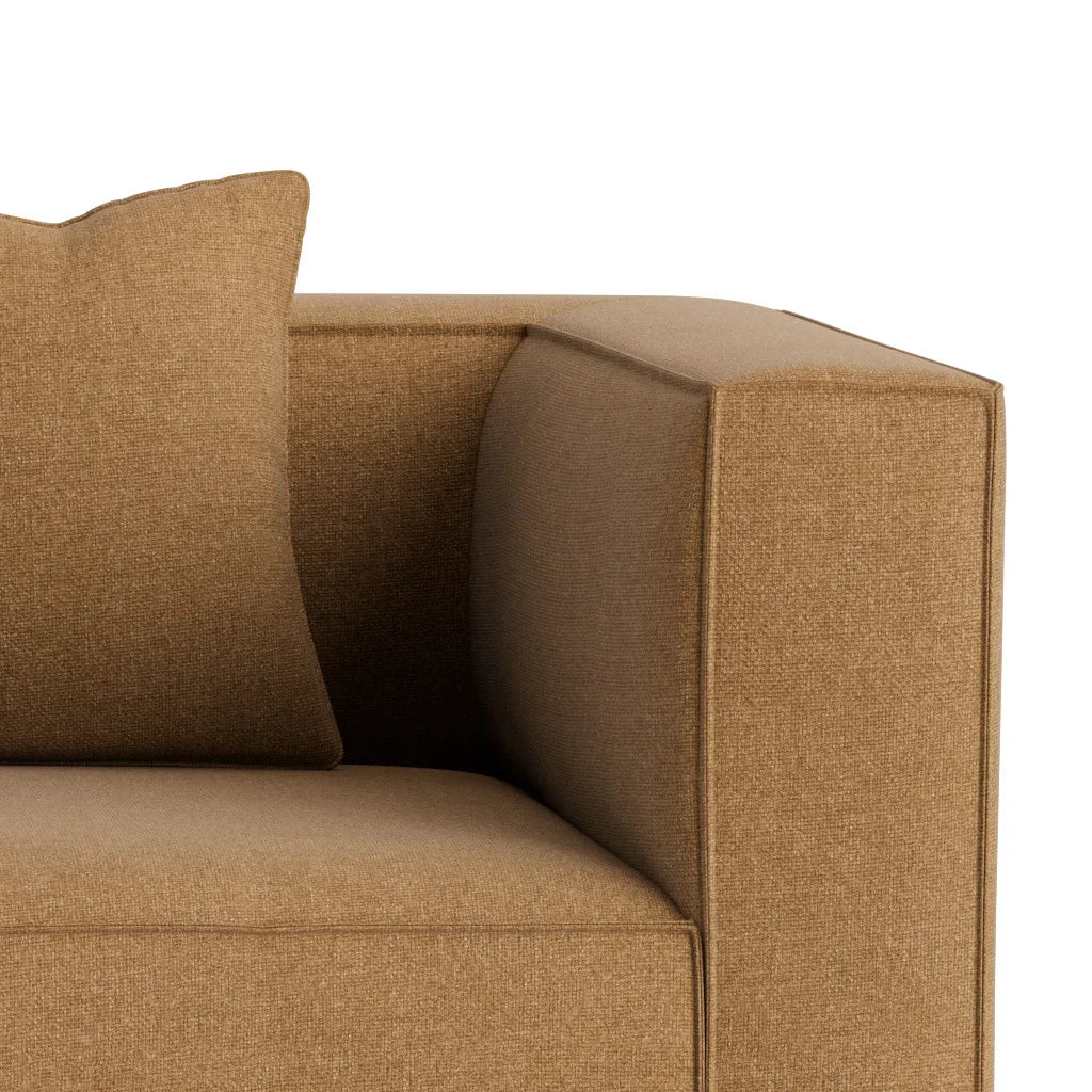 Block 3 Seater Sofa - Fossil Fawn