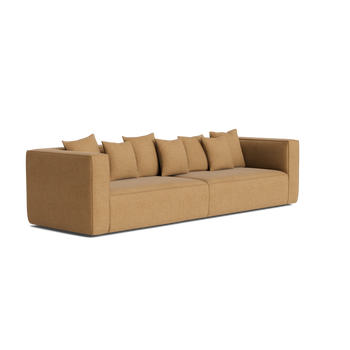 Block 3 Seater Sofa - Fossil Fawn