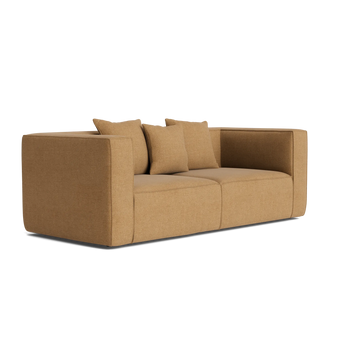 Block 4 Seater Sofa - Fossil Fawn