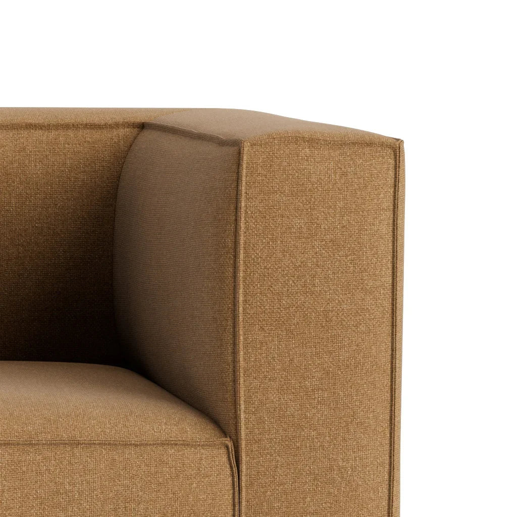 Block 2 Seater Sofa - Fossil Fawn