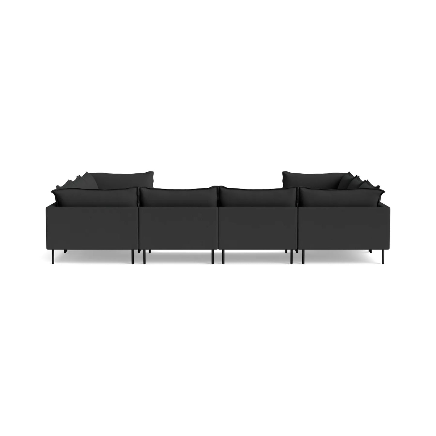 Seam U Shape Modular Sofa - Siena Charcoal