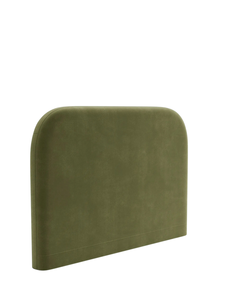 Plush King Bed Head - Opal Forest