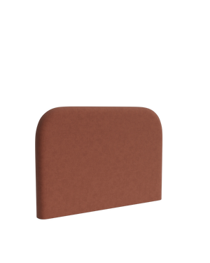 Plush King Slipcover Bed Head - Silas Cherry