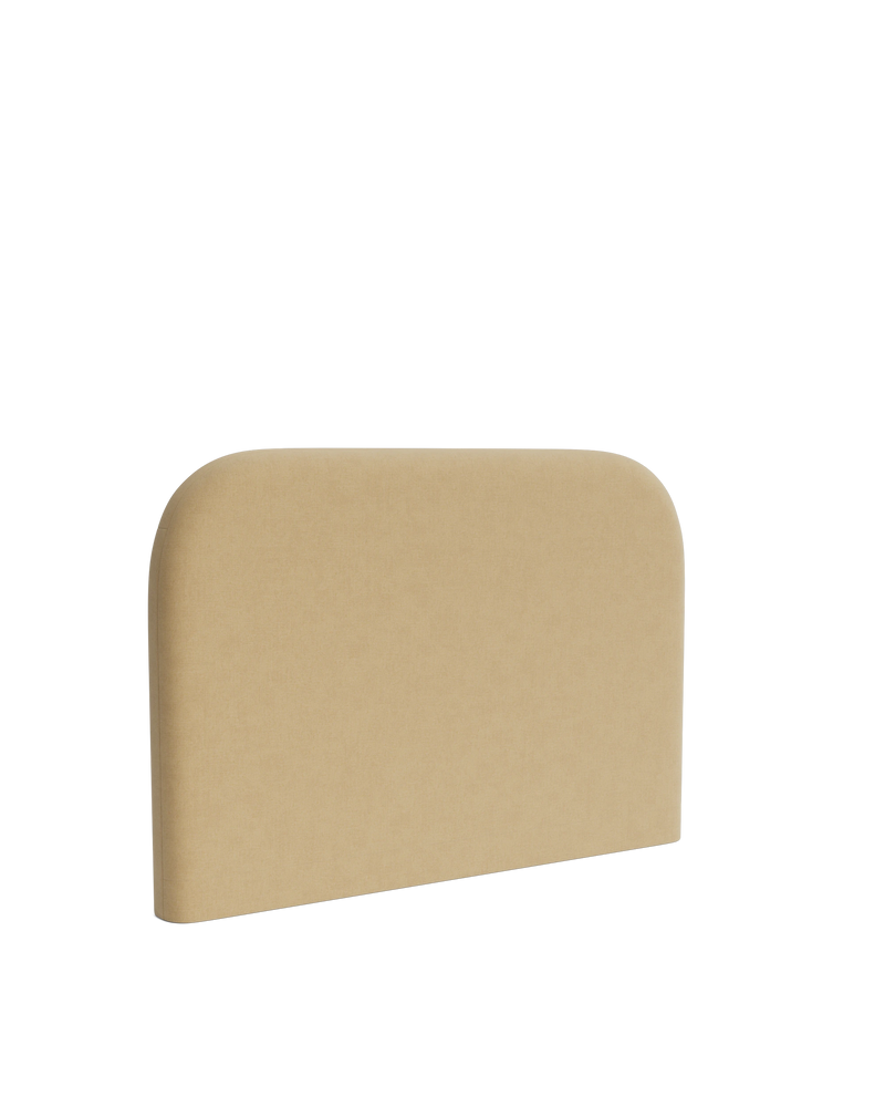 Plush King Slipcover Bed Head - Silas Honey