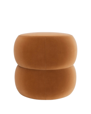 Roll Small Ottoman - Opal Ochre