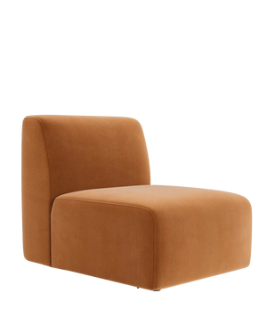 Jam Small Armless Middle Module - Opal Ochre