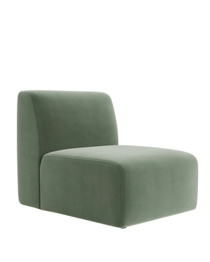 Jam Small Armless Middle Module - Opal Ocean