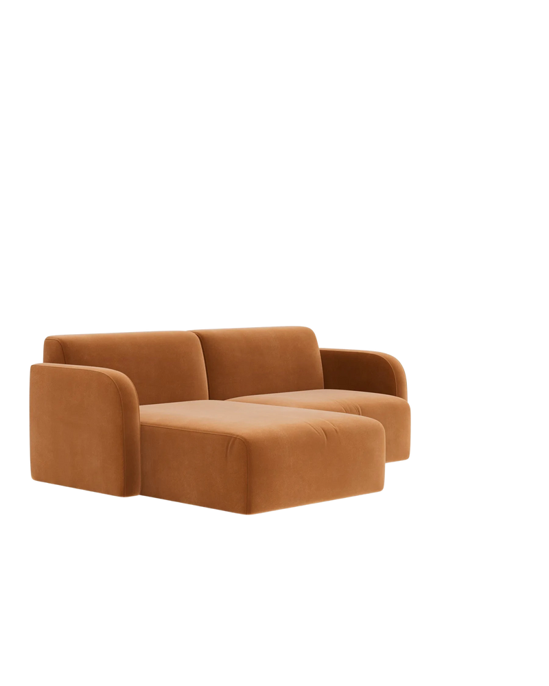 Jam 3 Seater LHF Chaise Sofa - Opal Ochre