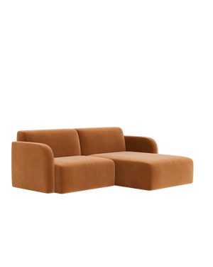 Jam 3 Seater RHF Chaise Sofa - Opal Ochre