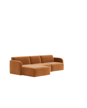 Jam 4 Seater LHF Chaise Sofa - Opal Ochre