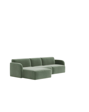 Jam 4 Seater LHF Chaise Sofa - Opal Ocean
