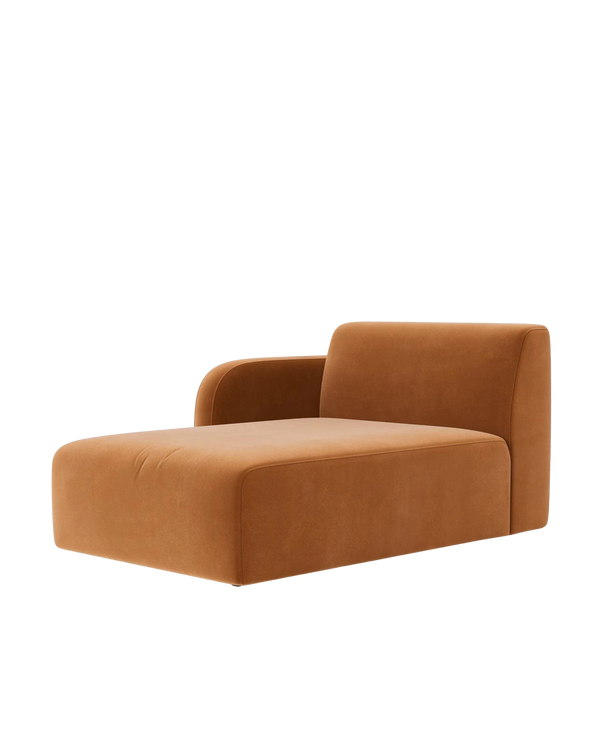 Jam Left Chaise Module - Opal Ochre