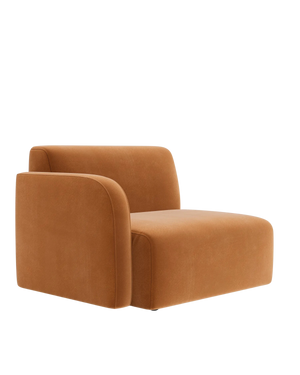 Jam Left Corner Module - Opal Ochre