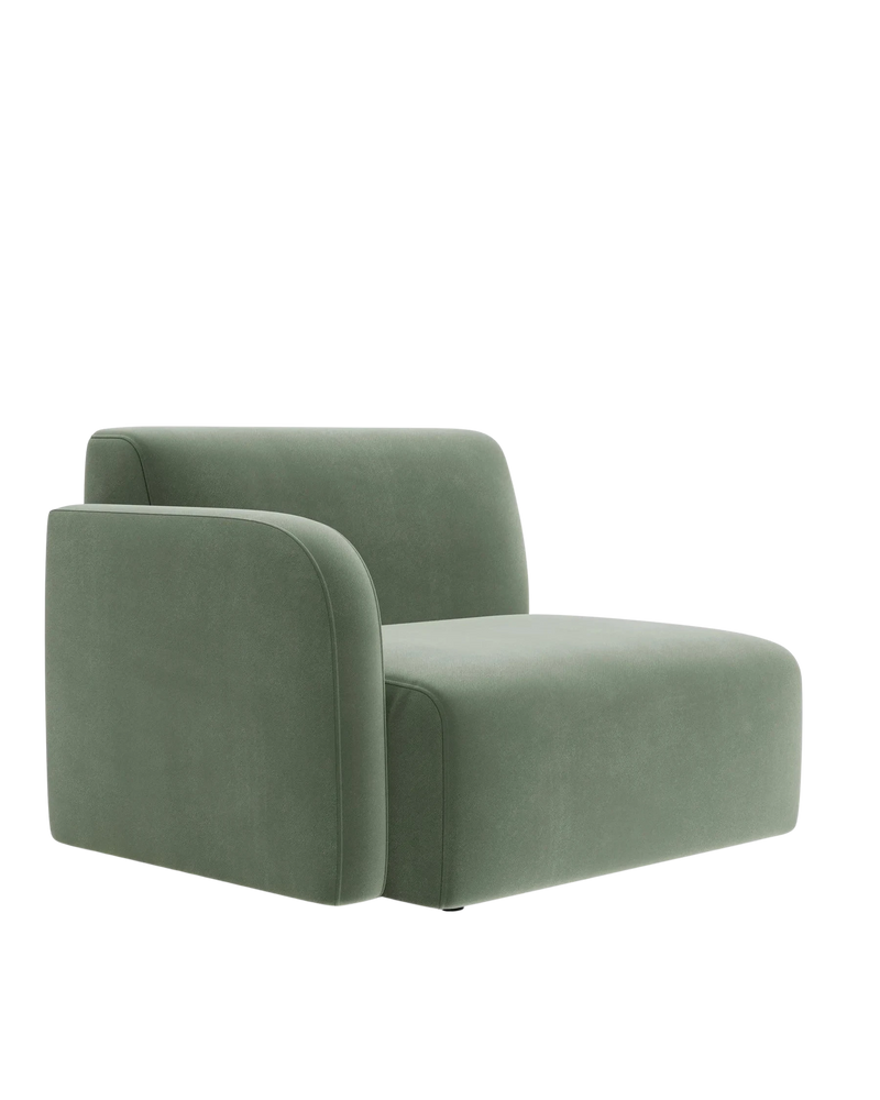 Jam Left Corner Module - Opal Ocean