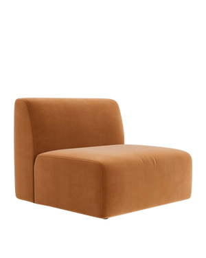 Jam Large Armless Middle Module - Opal Ochre