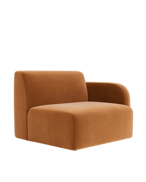 Jam Right Corner Module - Opal Ochre