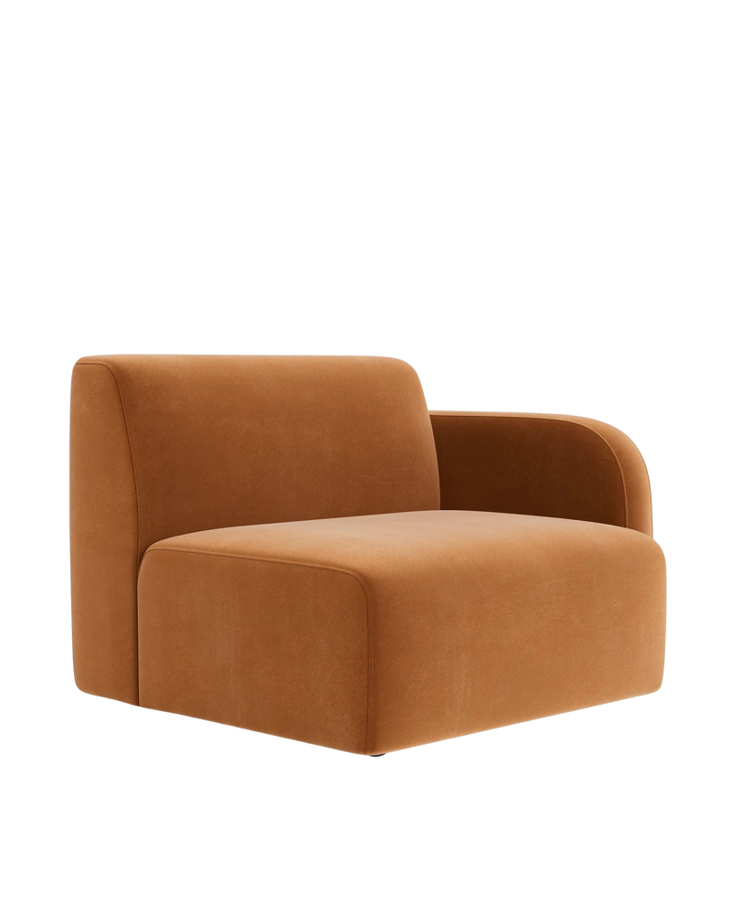 Jam Right Corner Module - Opal Ochre