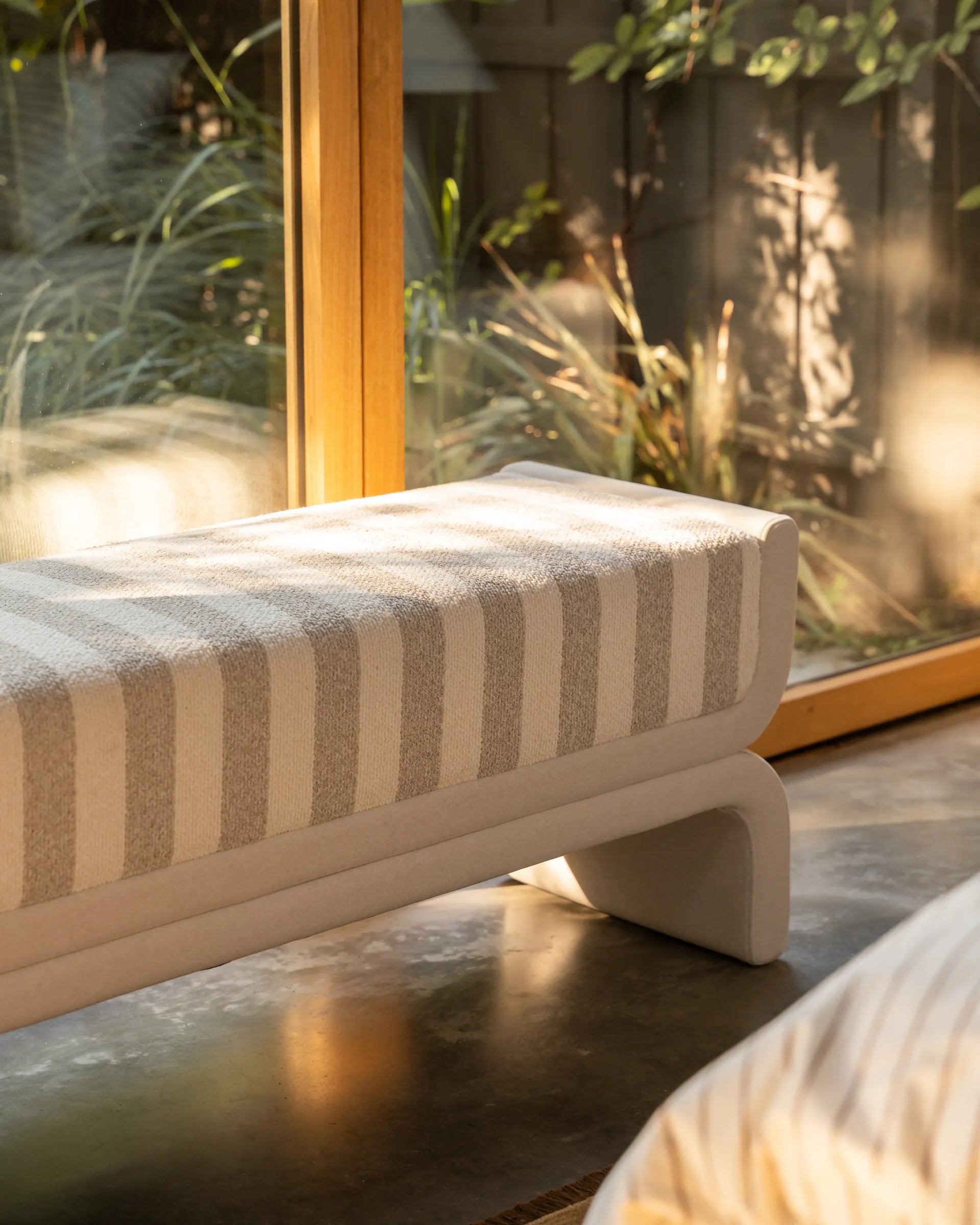 Shift Bench - Marnie Sand Stripe