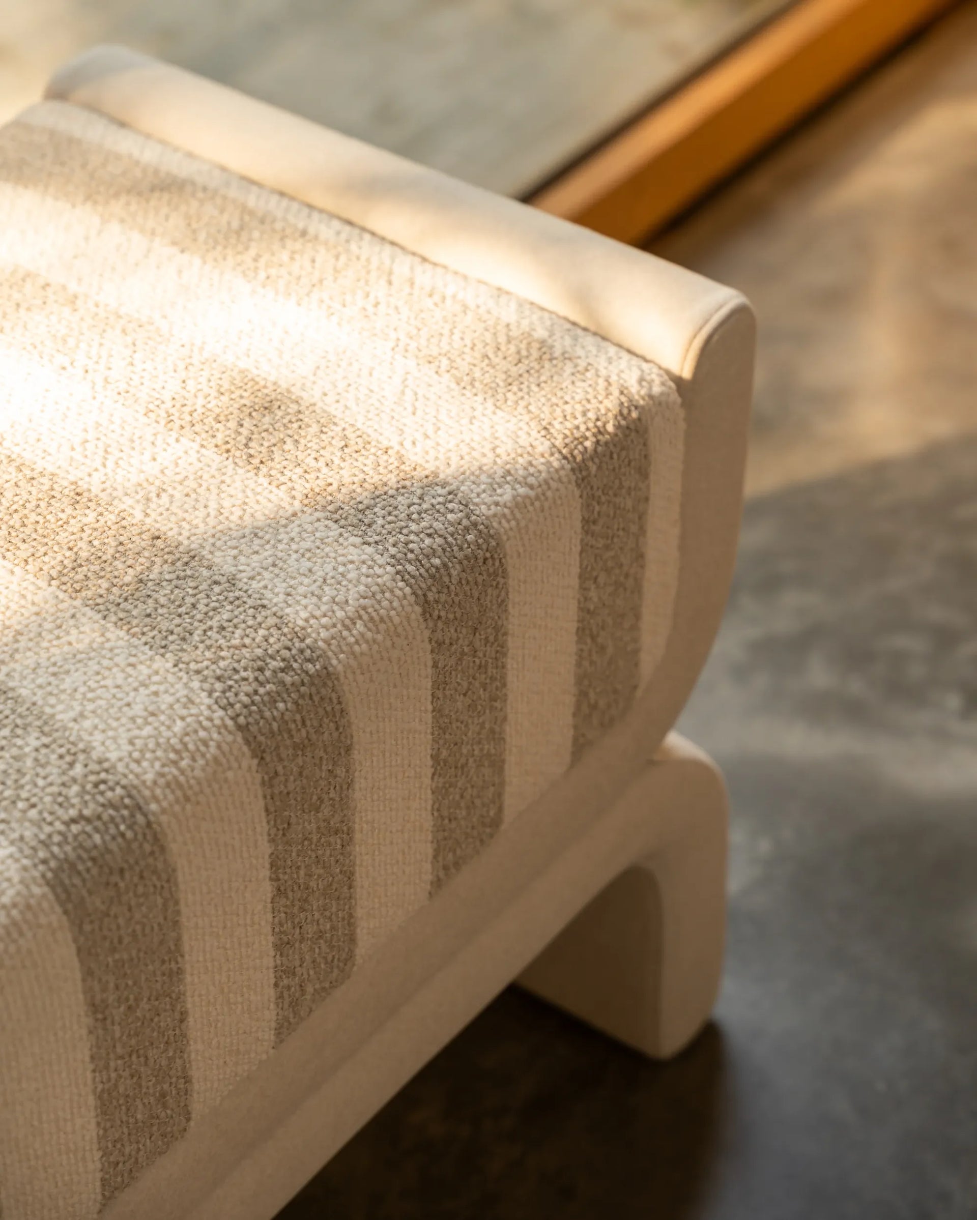 Shift Bench - Marnie Sand Stripe