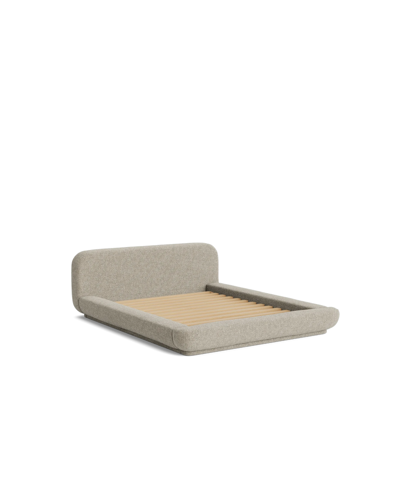 Floss Queen Bed - Fleck Smoke