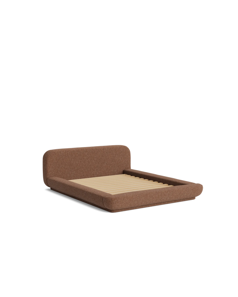 Floss Queen Bed - Fleck Rust