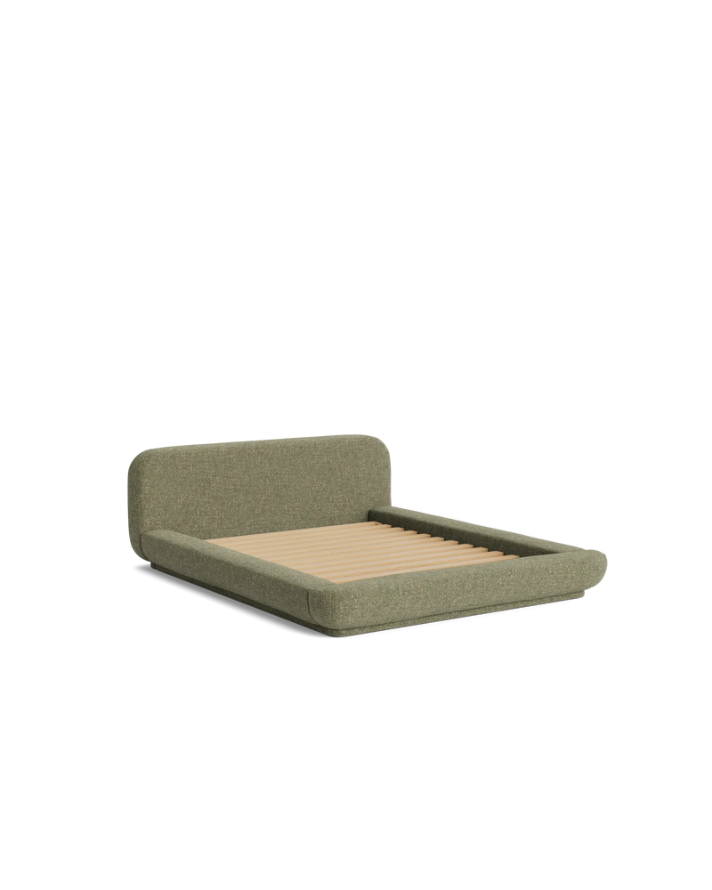 Floss Queen Bed - Fleck Olive