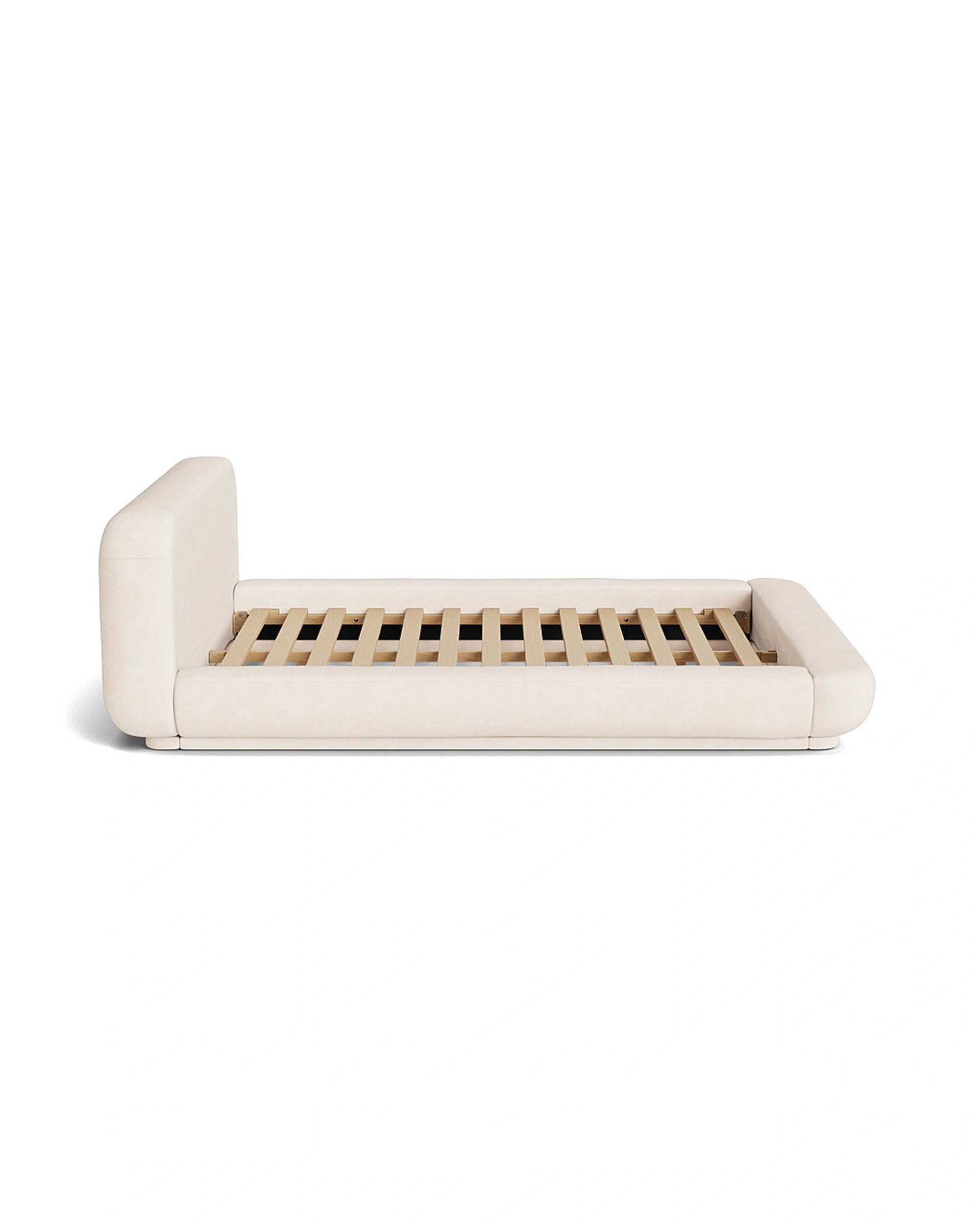 Floss Queen Bed - Fossil Vanilla