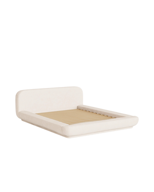 Floss Queen Bed - Fossil Vanilla