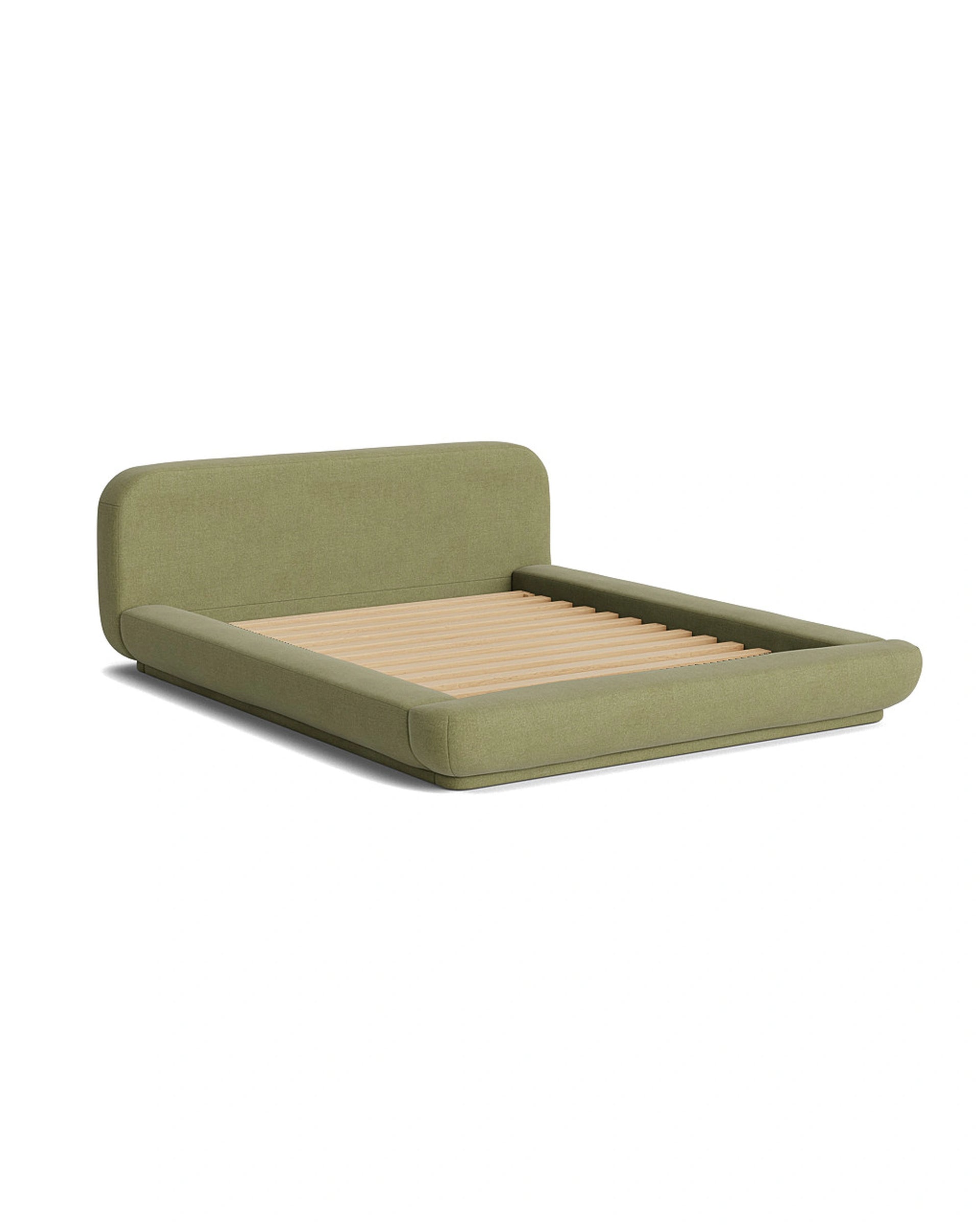 Floss Queen Bed - Fossil Eucalyptus