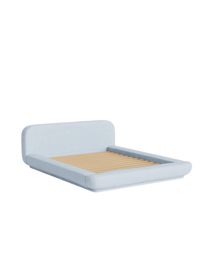 Floss Queen Bed - Fossil Powder Blue
