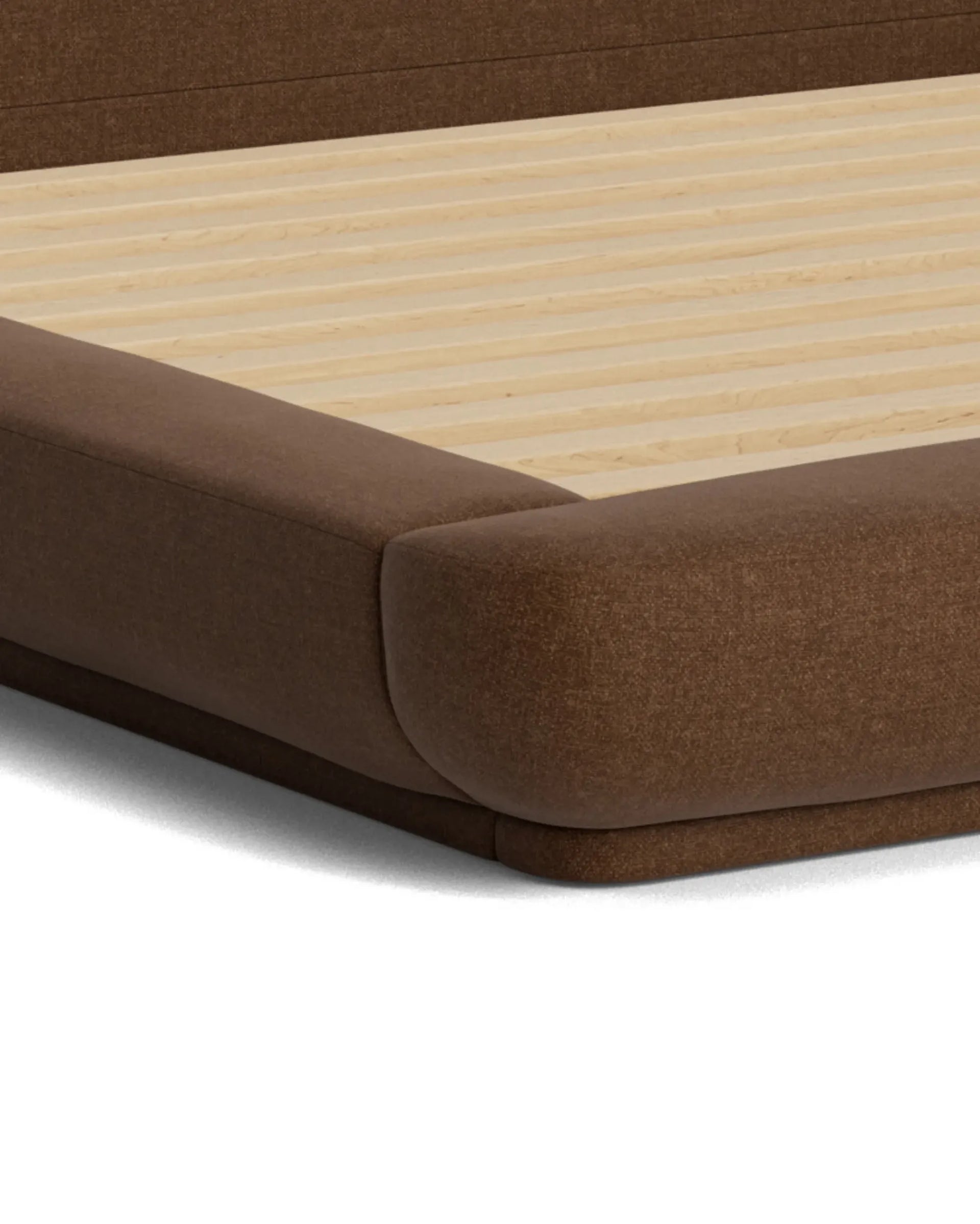 Floss Queen Bed - Fossil Chocolate