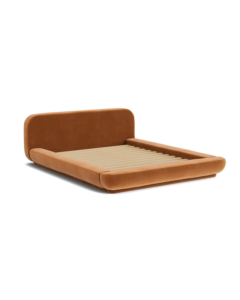 Floss Queen Bed - Opal Ochre