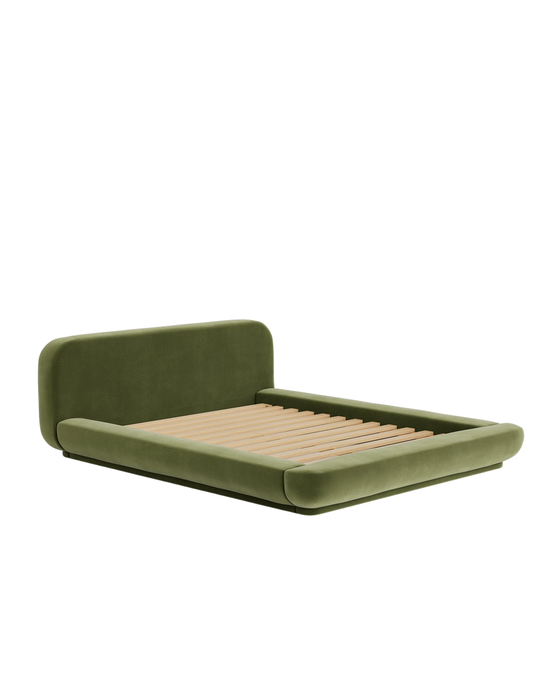 Floss Queen Bed - Opal Forest
