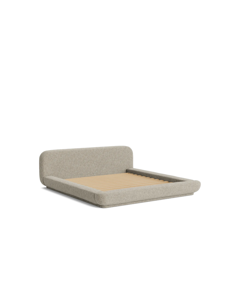 Floss King Bed - Fleck Smoke