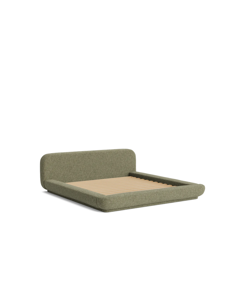 Floss King Bed - Fleck Olive