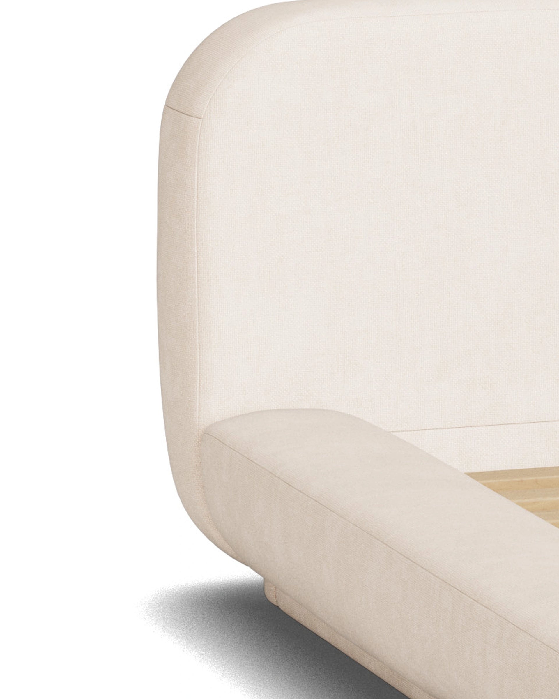 Floss Queen Bed - Fossil Vanilla