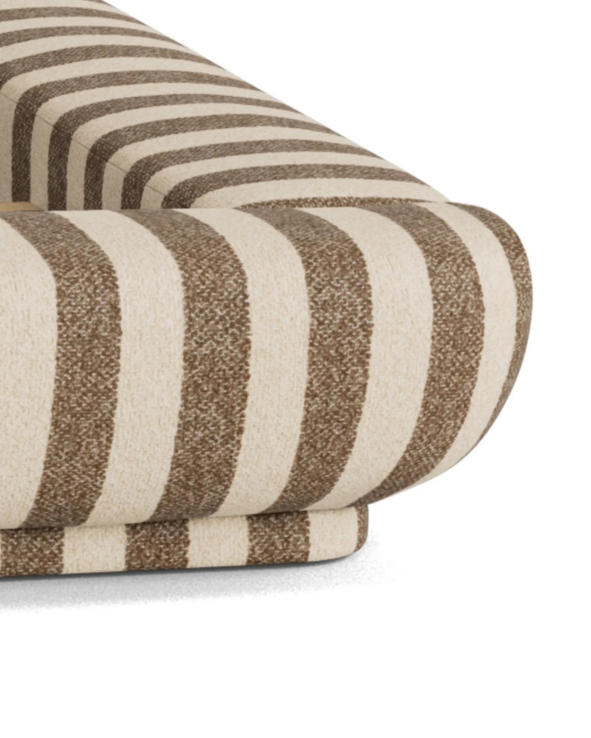 Floss Queen Bed - Marnie Coconut Stripe