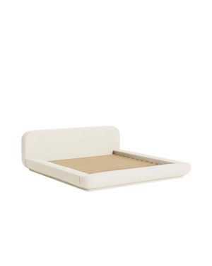 Floss King Bed - Fossil Vanilla