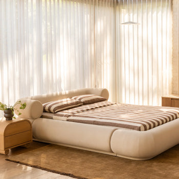 Restore King Bed - Eden Ecru